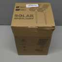 Color Changing Solar Spot Lights Outdoor, 21 LEDs Brightness Solar Pathway Lights Outdoor, IP67 Waterproof Exterior Solar Lights for House, 2-in-1 Solar Flood Lights Outdoor for Yard