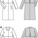 Burda Style X06041BURDA Misses' Coat and Jacket Sewing Pattern Packet, Design Code B6041, Sizes 8-18 (34-44)