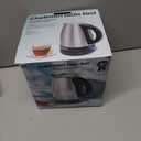 Chefman Stainless Steel Electric Kettle w/ 360 Swivel Base, Auto Shut Off & Boil Dry Protection, BPA-Free Interior and Cool-Touch Handle, 7+ Cup Capacity, 1.7 Liter, 1500W