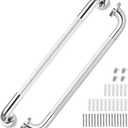 2 Pack Grab Bars for Elderly for Wall, Fit for 24 Inch Studs, Knurled Anti-Slip Bathroom Shower Grab Bars for Seniors, Safety Handicap Grab Bars for Shower, Shower Handles for Elderly, Tesuchan