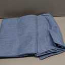 MIULEE Linen Texture Curtains for Bedroom Solid 100% Blackout Thermal Insulated Dusty Blue Curtains Grommet Room Darkening Drapes Luxury Decor for Living Room Nursery 52x84 Inch (2 Panels)