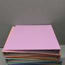 Ctosree 10 Pack Colored 3 Ring Binder with 2 Pockets Hardcover Loose Leaf Binder for Women Men Teacher Student School Office Home Supplies, Fits 11 x 8.5 Size Paper, 10 Colors, Size: 1.5" x 12" x 10 3/4"