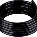 ZY-hosetube Black Vinyl Tubing 1/2 ID  5/8 OD - 25 Feet PVC Flexible Plastic Tube Hybrid Hose, Transfer Water Air Oil for Pond Fountain Garden, Non-toxic and BPA free