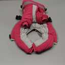 SUNFURA Full Body Dog Coat - Warm Fleece Jacket for Medium Dogs, Turtleneck Winter Coats with Harness, Reflective Dog Snowsuit Windproof Puffer Jackets with Legs for Boston Terrier, Hot Pink, S