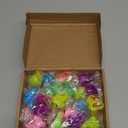 Leyndo 150 Pcs LED Light up Rings Party Favors Glow in the Dark, Animal Glow Rubber Rings Jelly LED Finger Lights for Kids Birthday Valentine's Day Goodie Bags Concert Shows Party Supplies(Animal)