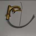 hansgrohe Locarno -Handle -Hole 8-inch Tall Bathroom Sink Faucet in Brushed Bronze, 04810140