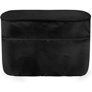 Coldinair Black Dual 20lb Propane Tank Cover Double for RV/Trailer/Camper,Waterproof Propane Gas Tank Cover,All Weather Protection