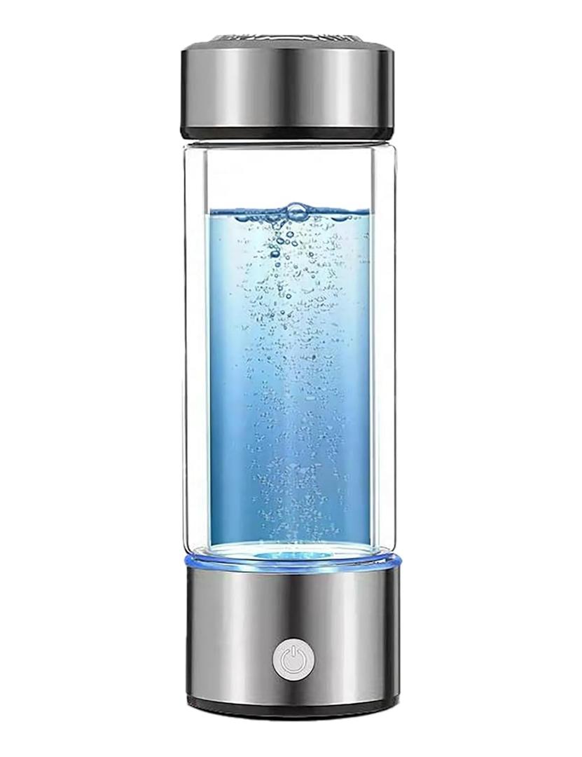 Hydrogen Water Bottle Generator 2025 Updated, Portable Hydrogen Water Ionizer Machine Rechargeable,Hydrogen Rich Water Glass Health Cup 420ml Gift for Friends/Women/Men/Mom/Father/Grandpa/Grandma