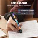 Translation Pen, Support 142 Languages, Online/Offline Modes, 2024 Smart Scanner Translator Pen, Reading Pen for Dyslexia, Voice Translate, Translation Text to Speech Device