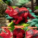 28 PCS Dinosaur Toys for Kids 3-5 with Storage Case,Realistic Dinosaurs Toy Set,Dinosaur Figures for Kid,Birthday Gift for Boys and Girls,Dinosaur Party Favors
