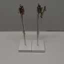 2Pack 8-Branch Tree Style Memo Photo Holder Clip Table Number Holder for Memo Photo Christmas Wedding Card Display (Silver)