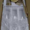 Glass Hurricane Candlestick Holders Gold - Romadedi Taper Candle Holder Tall Clear Glass Cylinder Table Centerpiece Wedding Decor Party Birthday Christmas Home Decorations Set of 3