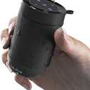 Bluetooth Speaker, Portable Bluetooth Speakers with Wireless Stereo Pairing, Built in Mic, 360° HD Sound,IP65 Waterproof Speaker,Support TF Card, for Home/Party/Outdoor/Beach, Gift For Men/WomenBlack