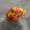 Lvydec 2 Pack Fall Maple Garland - 5.9ft/Piece Artificial Fall Foliage Garland Colorful Autumn Decor for Home Wedding Party (Mixed Color)