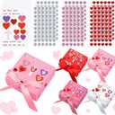 Colarr 24 Set Valentine's Day Christian Prayer Box Craft Kit Inspirational Religious Crafts Sunday School Christian Valentine DIY Handmade Box for Kids Class Activities