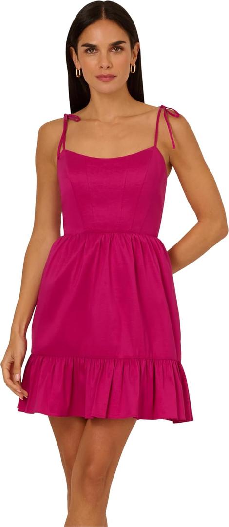 Adrianna Papell Women's Strapless Taffeta Dress