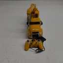 DOUBLE E Mack Licensed RC Crane, Remote Control Construction Vehicles Toys, Crane Truck Toy for Boys, Toy with Lights, Ideas Birthday/Xmas Gifts for Boys
