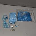 Meland Princess Dress Up for Girls, Light up Halloween Costume for Toddler Girls 3-10 Year Old