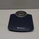 Adamson Hybrid 2-in-1 Analog & Digital Weighing Scale for Body Weight up to 400lbs - Thick Tempered Glass - Extra Large Display - Easy to Read Digital Bathroom Scale - New (Blue)