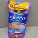 Always Discreet, Incontinence & Postpartum Underwear for Women, Maximum, Large, 28 Count
