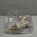 2 Pcs 10" Large Christmas Ball Ornaments, Shatterproof Finial Drop Ornaments Christmas Tree Decorations Gold Christmas Big Ornaments Hanging Ball for Holiday Christmas Decorations