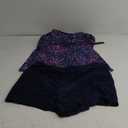 Plus Size Tankini Swimsuits - Women Two Piece Tankini Top with Shorts Flowy Swimsuit 2025 Bathing Suits (Star Whole Sky, 22W)