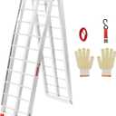 VEVOR Motorcycle Ramps, 750lbs Folding Loading Ramps for Pickup Trucks Bed, Trailers Ramp with Load Straps for Motorcycle, Dirt Bike, UTV, Lawn Mower, Truck, Snowblower, Cargo Trailer, 89"L x 12"W,1Pc (750lbs)