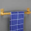 Bathroom Towel Bar Self Adhesive, No Drilling Towel Rack Easy to Install,Hand Towel Holder Made of Premium Stainless Steel Sticky on Hand Towel Hanger for Kitchen, Toilet.(16IN, Gold)