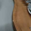 Womens T-Strap Buckle Flats Sandals (8)