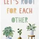 LKETW Boho Inspirational Poster Hanger Frame 12x16 Inch, Let's Root for Each Other Motivational Wall Art Posters for Kids Room, Inspirational Hanging Banner Decor for Playroom Homeschool Classroom