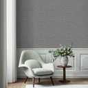 2 x TANONE Dark Gray Wallpaper PVC Self-Adhesive Peel and Stick DIY Wallpaper Faux Imitation Cloth Vinyl Film Wall Paper Solid Color Decorate Furniture (15.8 in X 118 in)