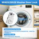 2026 Upgraded WH01X29528 Washer Lid Lock Switch, Replacement for GE Front Load Washer Door Lock Assembly Compatible with AP6985313, EAP12749276, 4958749, PS12749276, PD00060769