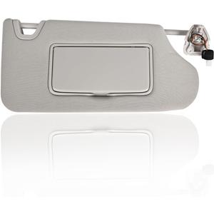 Sun Visor Right Passenger Side RH with Mirror and Light Without Sunroof Fit for Nissan Altima 2013 2014 2015 2016 2017 2018 Replaces OE# 96400-3TA2A (Right Passenger Side) Gray