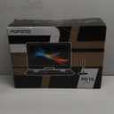 17.5" Portable TV/DVD Player with 15.6" HD Swivel Screen, Built-in ATSC Tuner & FM, Rechargeable Battery, Supports HDMI in/USB/Micro SD/AV Out, Multi-Disc Formats, Black