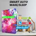 Tri-Fold Case Compatible with Samsung Galaxy TAB S2 9.7 inch Tablet - SM T810/T813/T815C/T819C(2014 Edition), Includes a Screen Protector - Premium PU Leather Tri-Fold Cover with Auto Sleep/Wake (One Size)