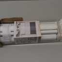 Allesin zen Cordless Dual Roller Shades with Square Cassette, Double Layer Shades, Blackout and Light Filtering, Day and Night Blinds for Home Office Door, White and White, 35" W X 64" H