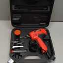 100W Soldering Gun Kit, Instant-Heat 120V AC with 700F Max Temp, Trigger Activated with Work Light, Includes 2 Tips, Solder, Hex Wrench & Plastic Case