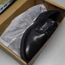 Orthopedic Business Leather Dress Shoes: Casual Arch Support Foot Pain Relief Sneakers, Flat Feet Plantar Fasciitis Supportive Wingtip Formal Dating Wedding Patent Tuxedo Oxfords Black Size 13