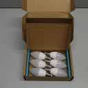 E12 LED Candelabra Bulbs 60W Equivalent, 5000K Daylight White, 6W B11 Candle Base Filament Vintage Light Bulbs, Non-Dimmable, Pack of 6