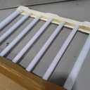 Short Dog Gate with Cat Door，Extra Wide All Metal Dog Gate 18"-36'' Wide