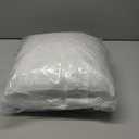 Feathers Down Pillow Inserts 12x12, Set of 2, 100% Organic Cotton Shell, Soft Decorative Square Throw Pillows for Living Room Sofa, Couch, Bed (White)