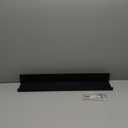 Infinite Design 24" Metal Floating Wall Shelf | Modern Black Powder-Coated Steel Ledge, Made in USA | Wall-Mounted Shelf for Living Room, Kitchen, Bathroom, Bedroom or Office