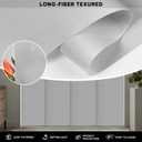 Lazblinds Adjustable Panel Track Blinds, Light Filtering Grey, 82.63 inches x 96 inches
