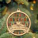3 x Hyturtle Christmas Just One More Chapter Suncatcher Ornament Tree Decorations, Gifts for Reading Lovers Bookworm Librarian (Bookomc)