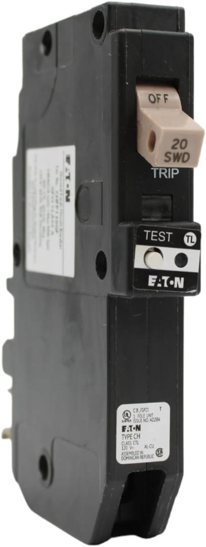 Eaton Cutler-Hammer CHFP120GF 20A GFCI Circ Breaker - Quantity 1