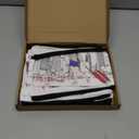 Reginary 12 Pcs City Souvenir Gifts Texas State Gifts Chicago City Souvenirs California Makeup Bag Paris San Francisco Alaska Zippered Cosmetic Bag for Women Traveler Souvenirs