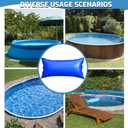 4'x8' Pool Pillows for Above Ground Pools, Winterizing Ice Equalizer 0.4mm Ultra Thick Pool Cover Air Pillow for Winter, Pool Closing Kit for Swimming Pool, 50ft Rope Included (Rectangular Style)