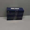 SKONI Men's G2 Waterproof Slip On Golf Shoe (10, Green/Yellow)