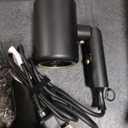 Hair Dryer, 150000RPM Ionic Blow Dryer - Fast Drying, Low Noise, Foldable Portable with Diffuser and Nozzle, Compact Mini for Women and Men, Home and Travel - Black