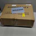 SNUG&COZY Luxury Goose Down Feather Pillow Inserts - 24x24IN, Double Layered Down-Proof Design, Ultra-Soft Cover, High Fill Weight, Pack of 2, White